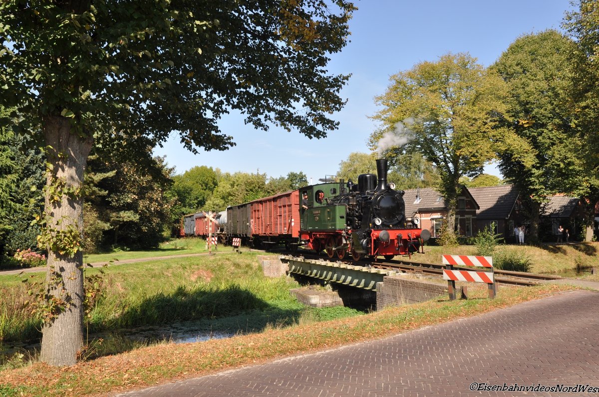 Die Dampflok Niedersachsen in Stadskanaal (am 10.09.2016)
