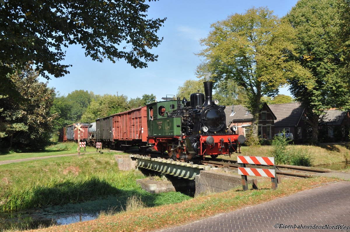 Die Dampflok Niedersachsen in Stadskanaal (am 10.09.2016)
