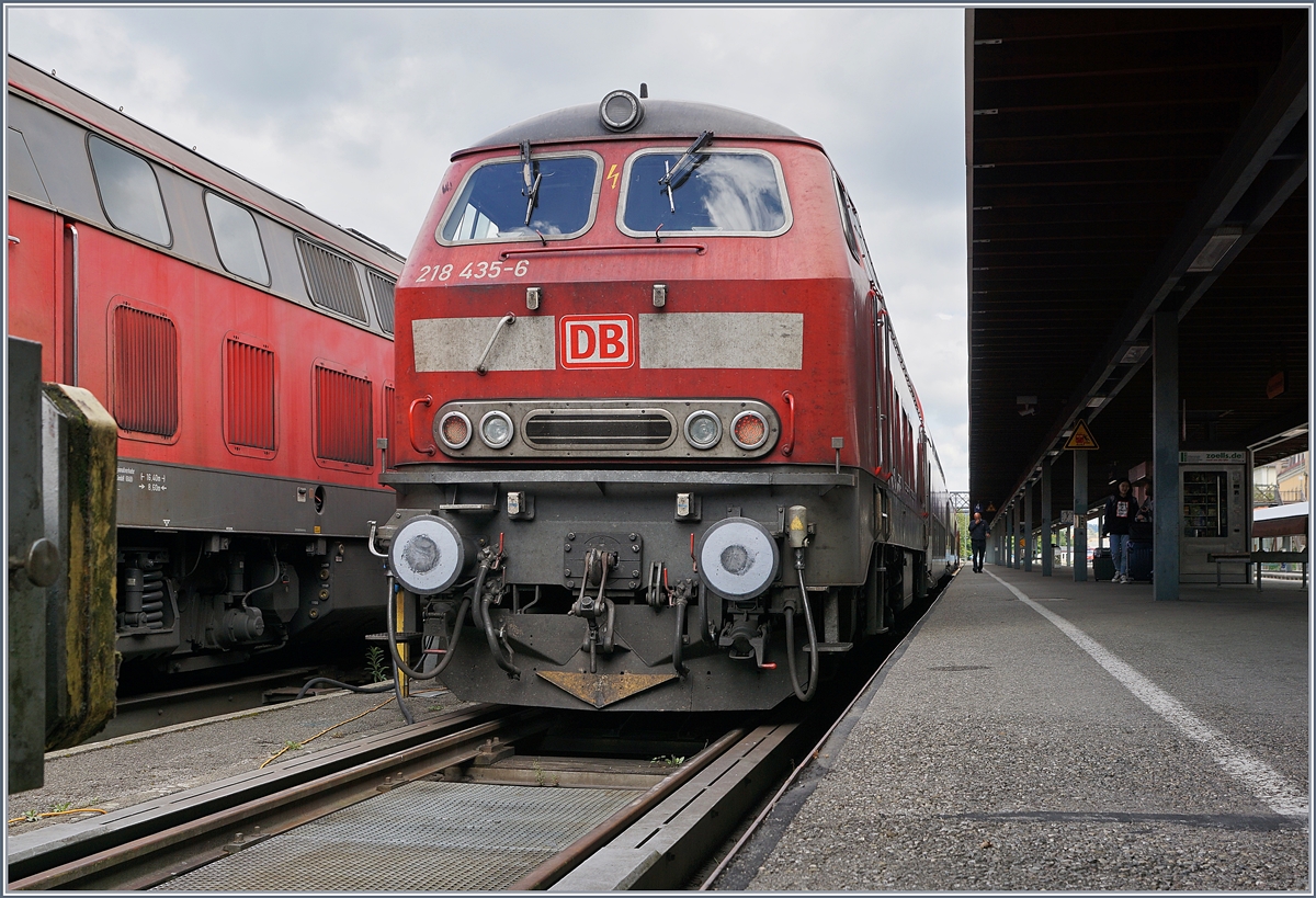 Die DB 218 435-6 in Lindau.

24. Sept. 2018
