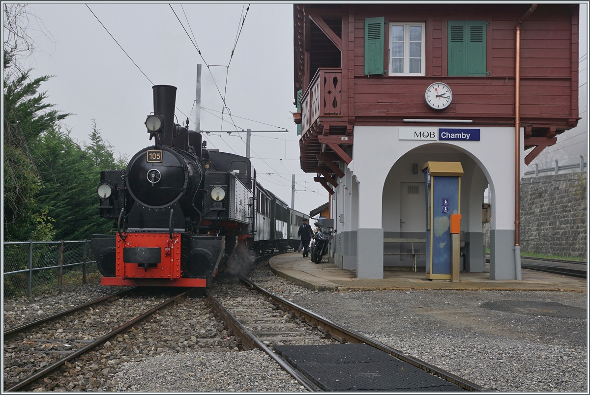 Die G 2x 2/2 105 in Chamby.

30. Okt. 2022