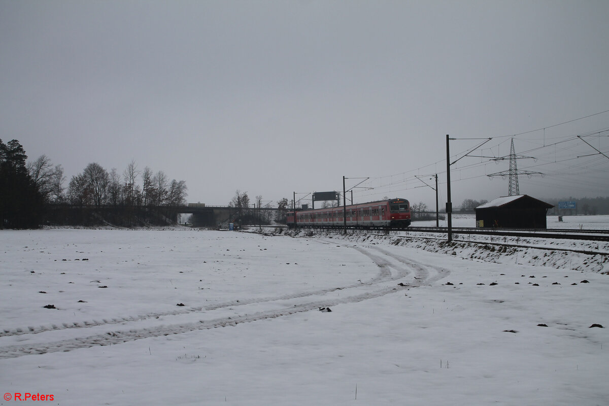 Die Letzte X-Wagen Garnitur auf ihrer letzten Fahrt auf der Nürnberger S-Bahn Roth - Altdorf -Roth. Winkelhaid. 09.12.23