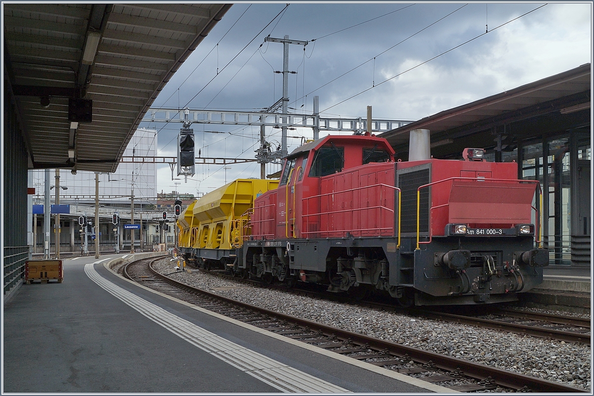 Die SBB Am 841 000-3 ist in Lausanne im Baustellen-Zug Einsatz tätig.

8. Sept. 2019