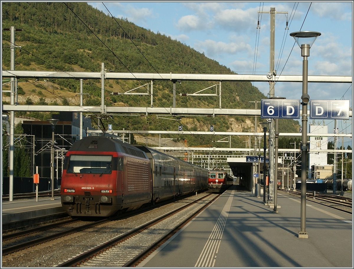 Die SBB Re 460 0235 in Visp.
29. Aug. 2013