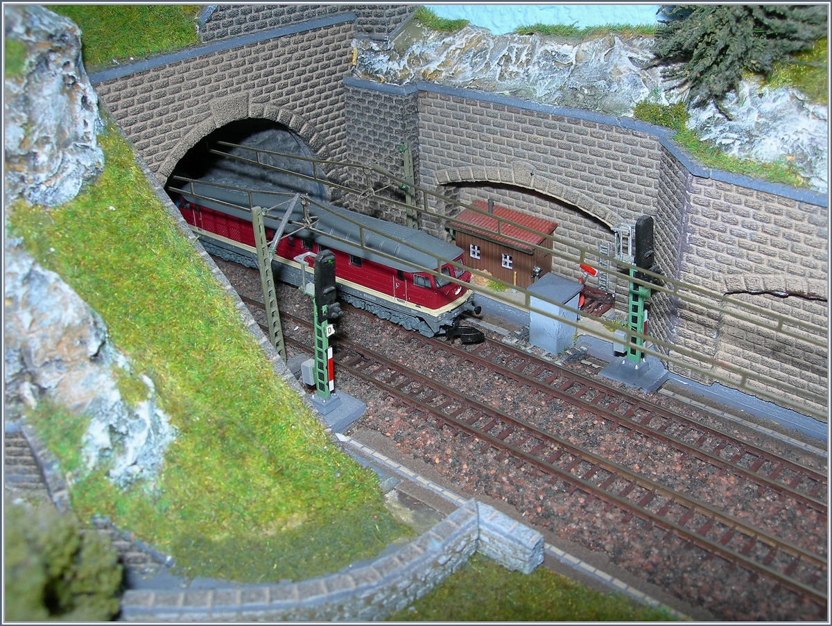 Die schöne DR 132 auf meiner Z-Anlage. 
22. Nov. 2016