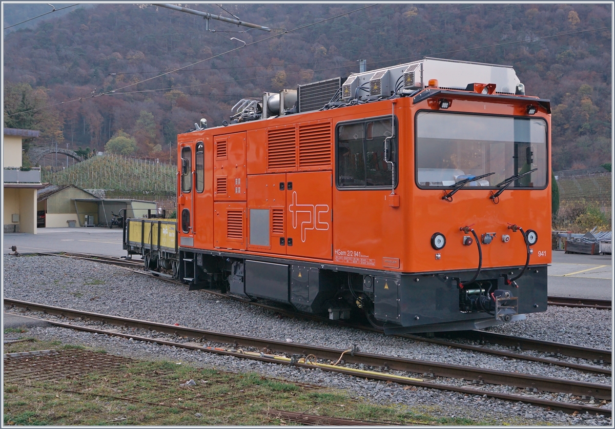 Die TPC HGem 2/2 N° 941 in Aigle Château, vormals  Aigle Dépôt ASD. 

18. Nov. 2018