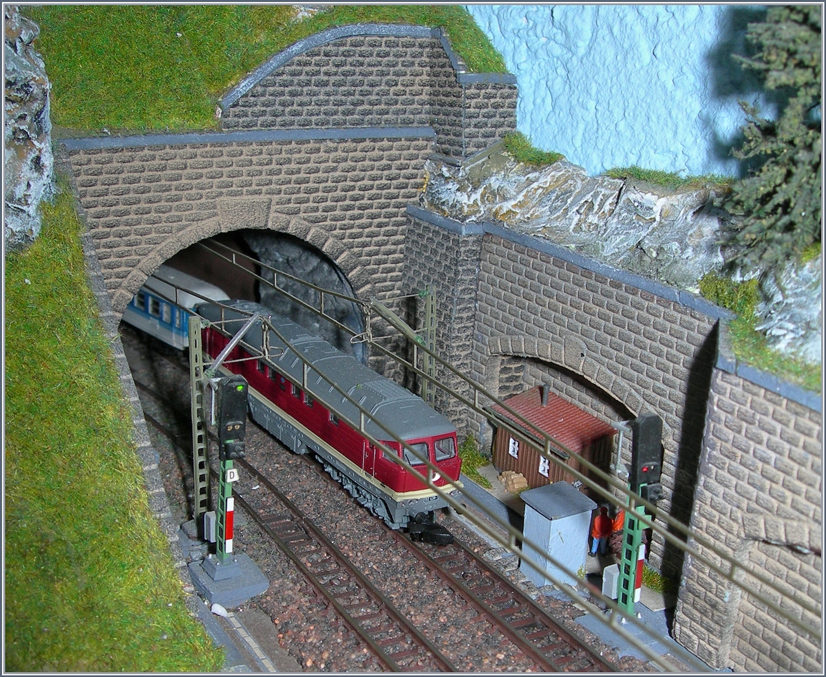 Die wunderschöne DR 132 auf meiner Z-Anlage.
22. Nov. 2016