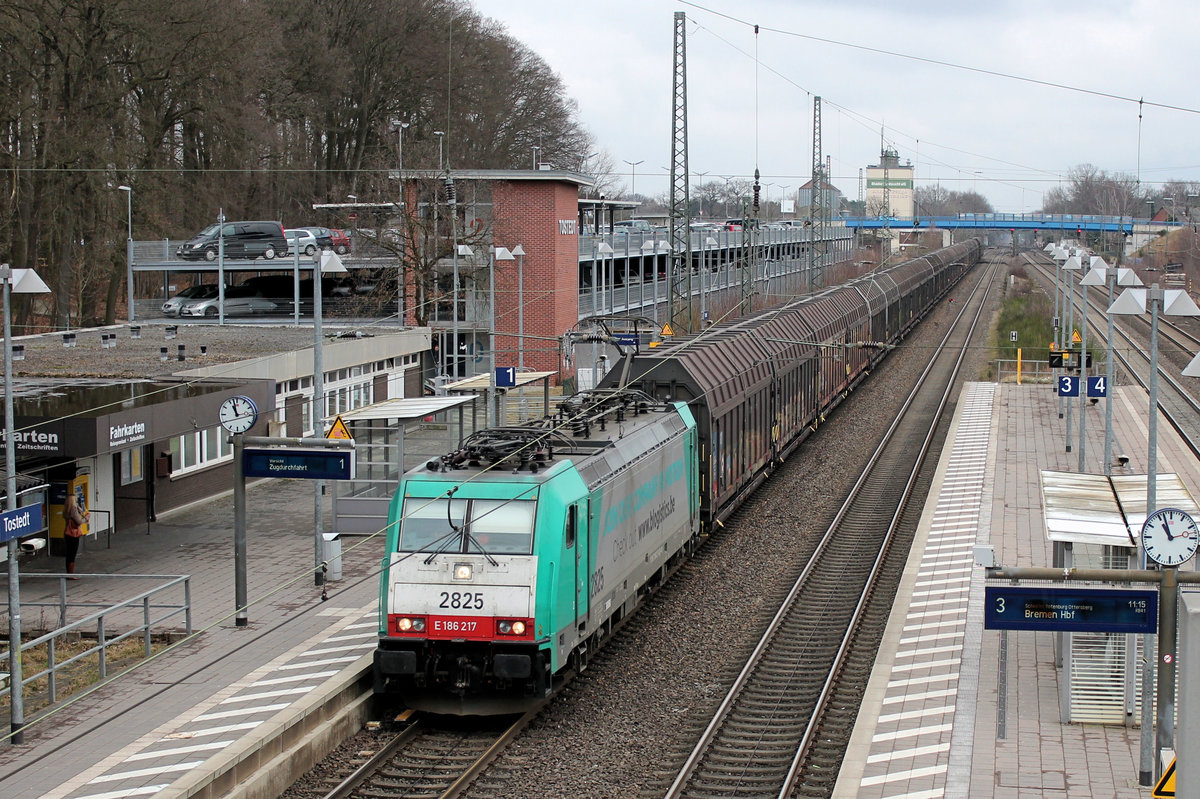 E 186 217 (NVR.-Nr. 91 88 7186 217-6 B-B) am 07.03.2017 in Tostedt.