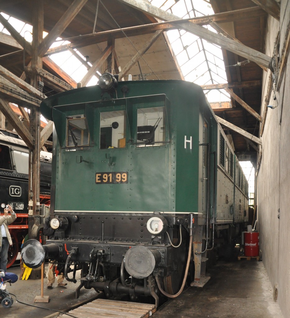 E 91 99 im Bahnpark Augsburg am 11.09.2010.