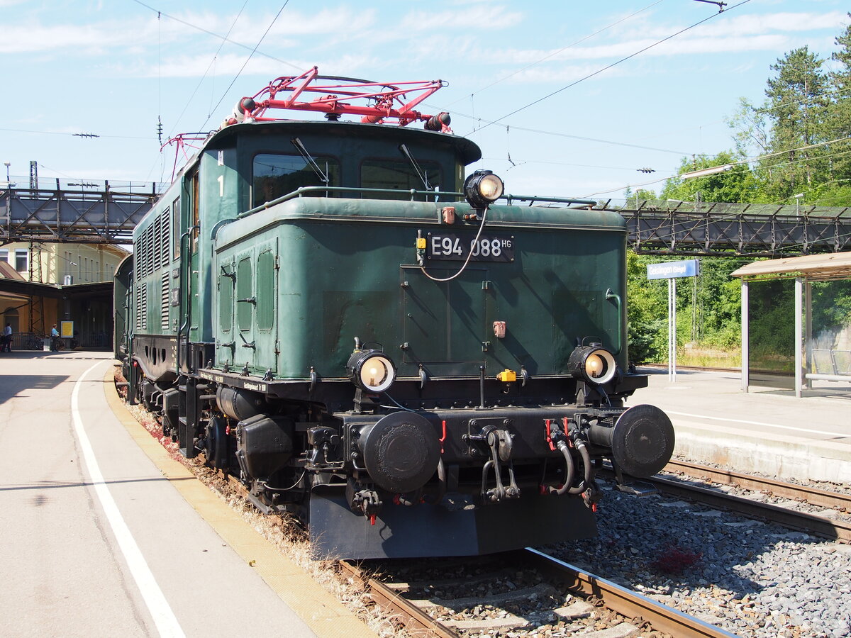 E 94 088 in Geislingen/Steige am 22.06.2014.