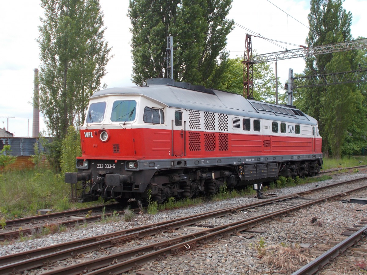 East-West Railway 232 333-6,am 25.Mai 2015,im polnischen Szczecin Gumience.