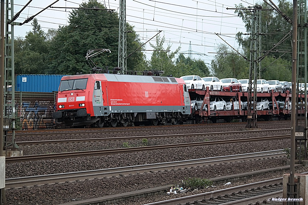 EG 3111 der DSB ist mit einen g�terzug am 20.09.13 durch hh-harburg gefahren