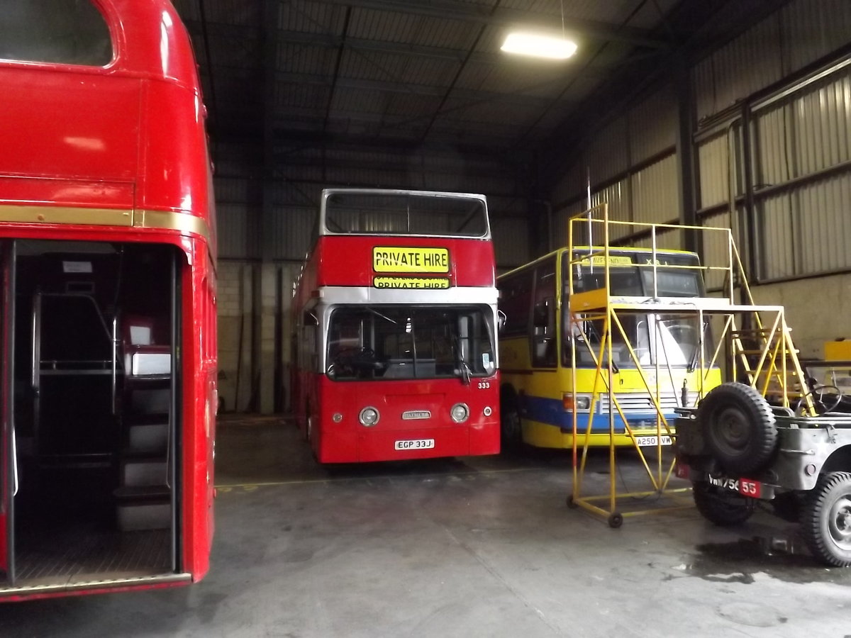 EGP 33J
1971 Daimler Fleetline CRG6LXB
Park Royal H44/24D
New to London Transport, allocated fleet number DMS33.

Photographed at Ensignbus' premises in Purfleet, Essex, England on 20th July 2013