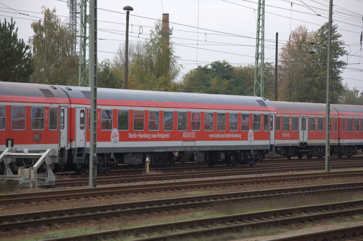 ein ehemaliger Interregiowagen Bim in Cottbus. 17.10.2014 10:59 Uhr.