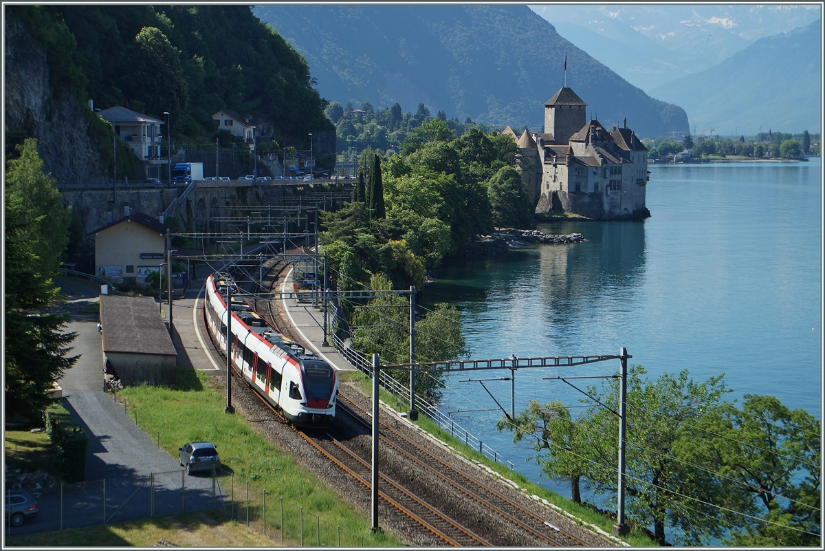 Ein Flirt beim Château de Chillon.
27. Juni 2014