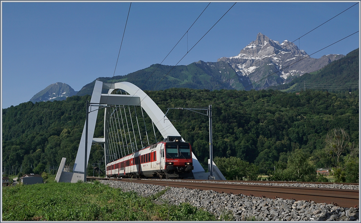 Ein Region Alps Domino auf dem Weg nach Aigle kurz vor Bex. 

25. Juni 2019