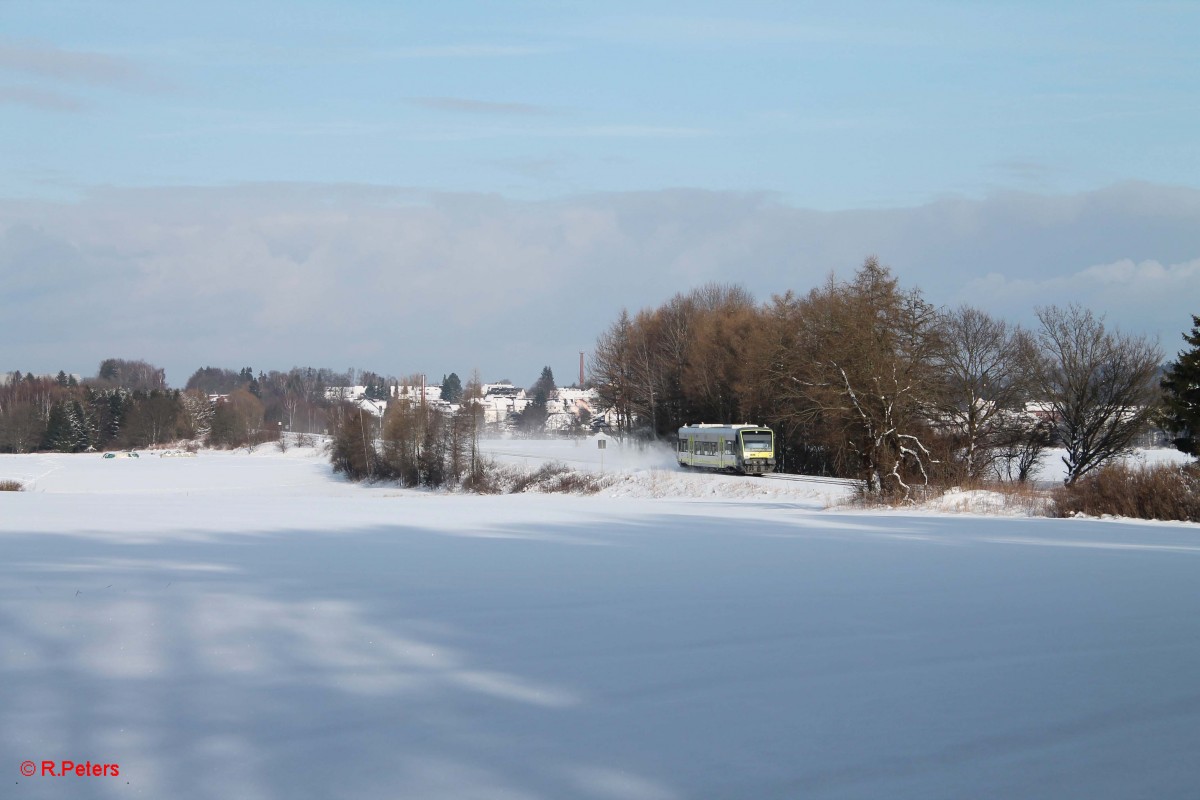 Eine Agilis nach Bayreuth kurz hinter Waldershof. 03.02.15