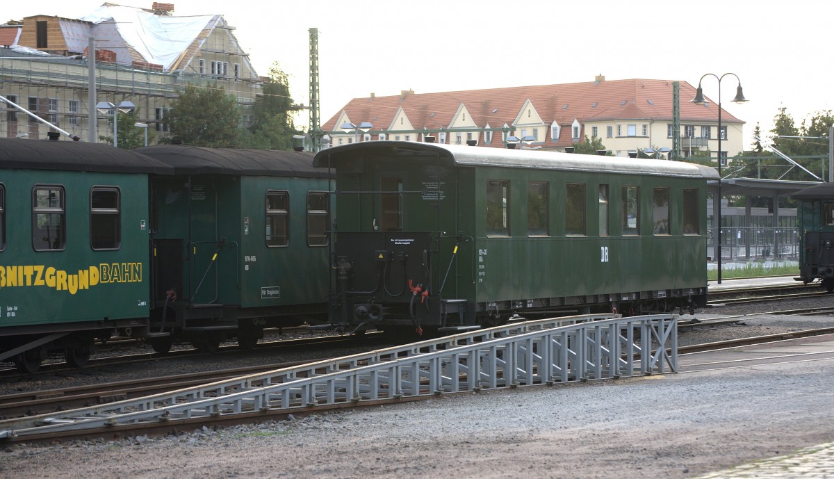 eine mobile Rampe f�r die Verladung der Schmalspurfahrzeuge
17.08.2013  19:00 Uhr