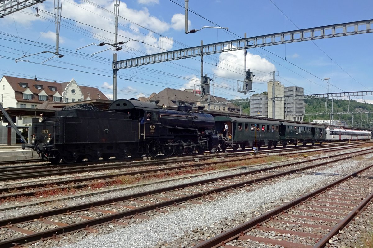 Elefanten 2978 steht mit ein Sonderzug in Brugg AG am 26 Mai 2018.