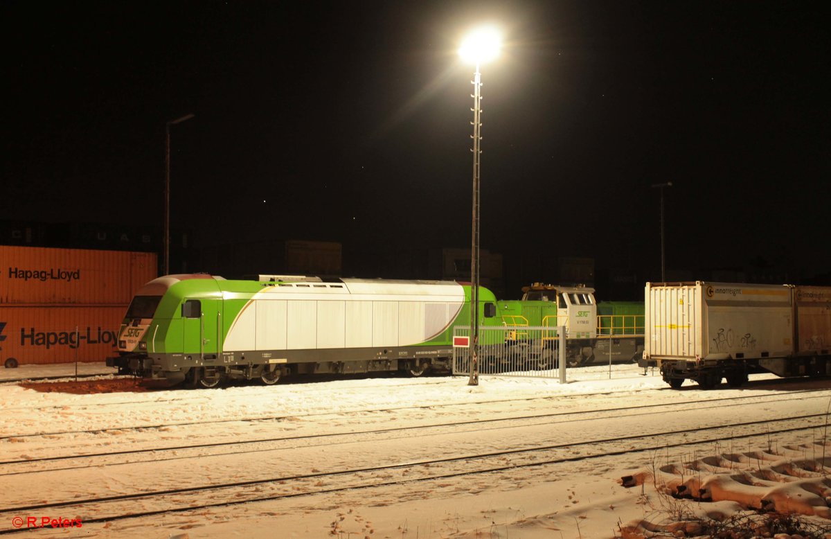 ER20 01 ist frisch am 21.01.17 in ihrem neuen Einsatzgebiet eingetroffen, Wiesau/Oberpfalz. 