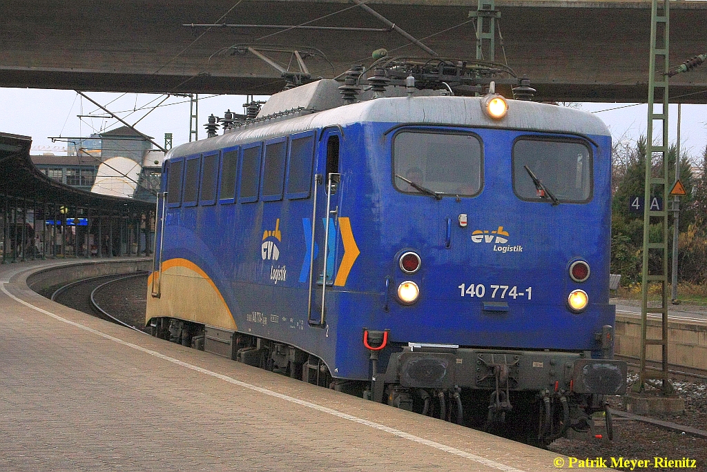 EVB 140 774 Lz Hamburg-Harburg Richtung Bbf. Hamburg-Harburg am 26.03.2015