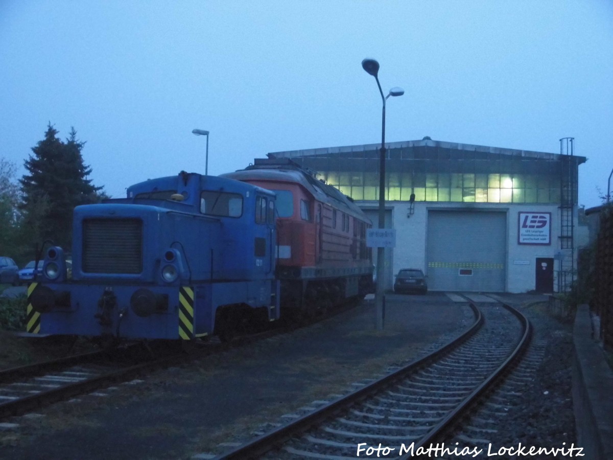 ex Biokraftwerkslok V15.XX auf dem LEG Gel�nde in Delitzsch am 8.10.15