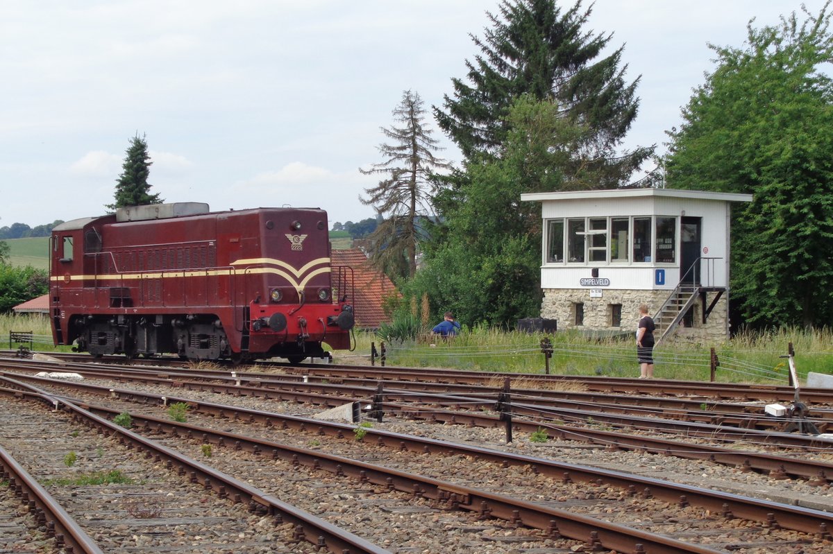 Ex-NS 2225 steht am 8 Juli 2017 in Simpelveld.