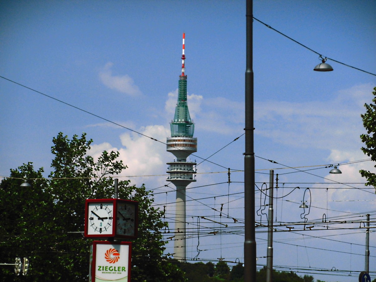 Fernsehturm von M�nchen am 21.6.17