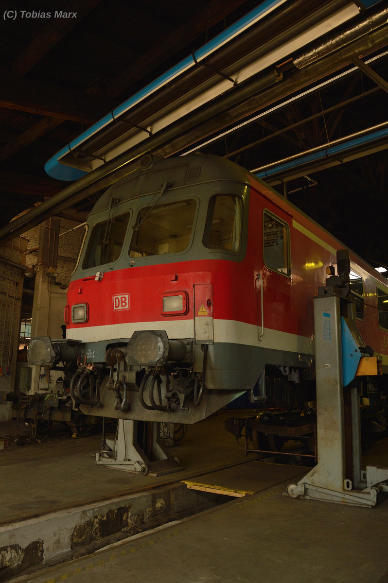Fliegender Steuerwagen im DLW Meiningen am 02.04.2016