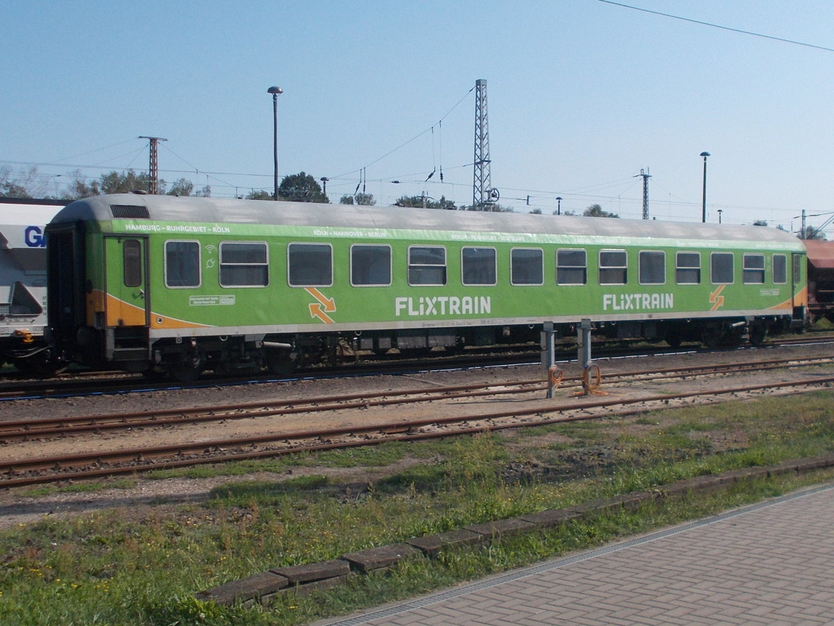 Flixtrain stellte,am 24.August 2019,diesen Bimz in Wustermark ab.