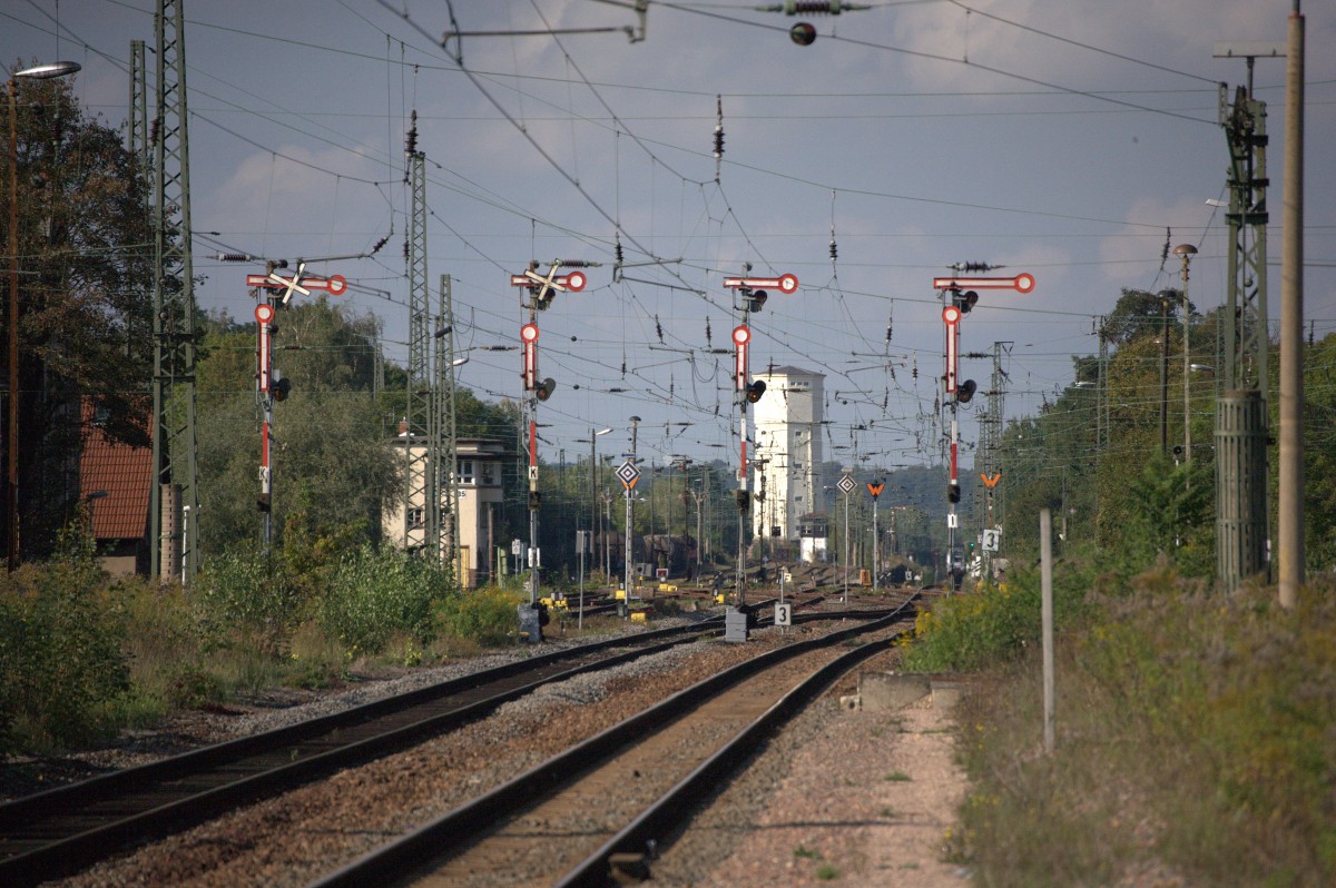 Formsignale pr�gen in Altenburg das Bild. 27.09.2014 15:45 Uhr.