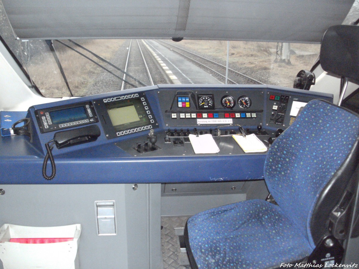 F�hrerstand des VT 0007 am 14.12.13