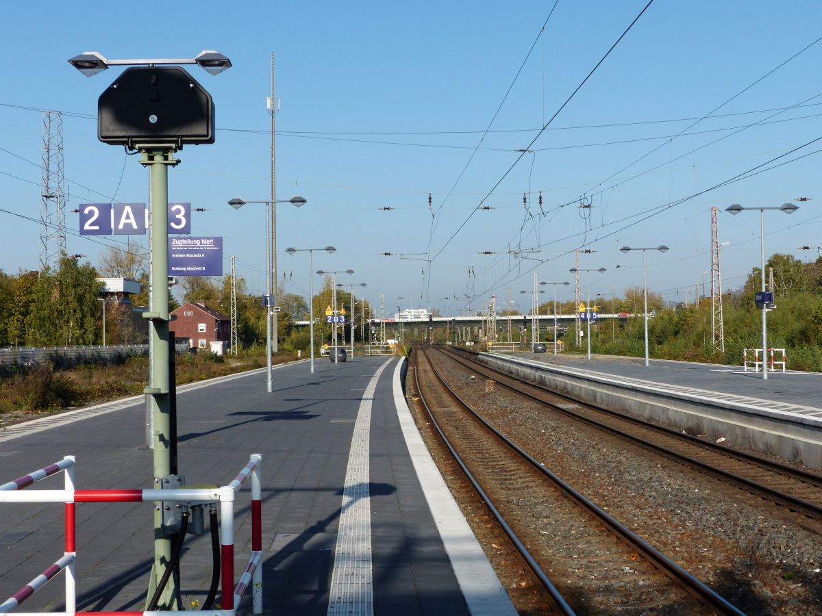 Gleis 3 und 4 Wesel 31-10-2019.

Spoor 3 en 4 Wesel 31-10-2019.