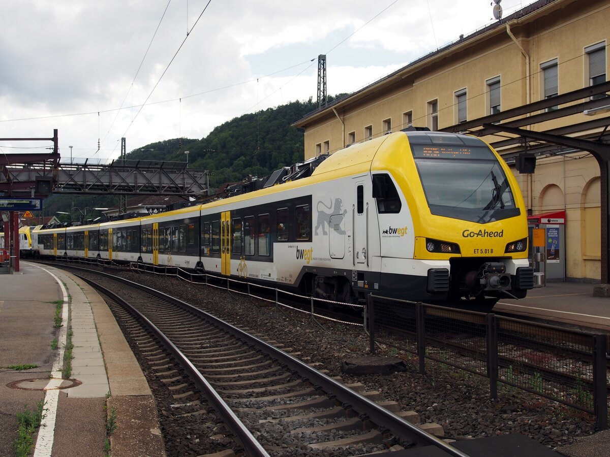 Go Ahead ET 5.01 in Geislingen Steige am 03.07.2020.