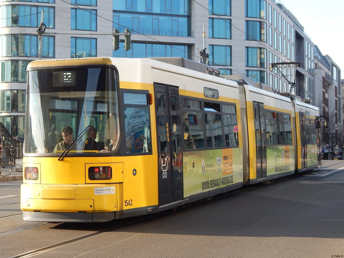 GT6 N-U Nr.1542 der BVG in Berlin.