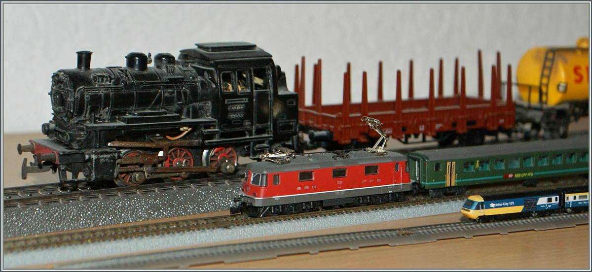 H0, Z und T Gauge im Grössenvergleich. 
(1:87/220/450)
Dez. 2013
