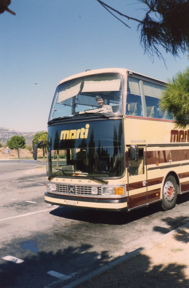 (HHT 1000B) - Aus dem Archiv: Marti, Kallnach - Nr. 15/BE 102'215 - Setra im September 1985