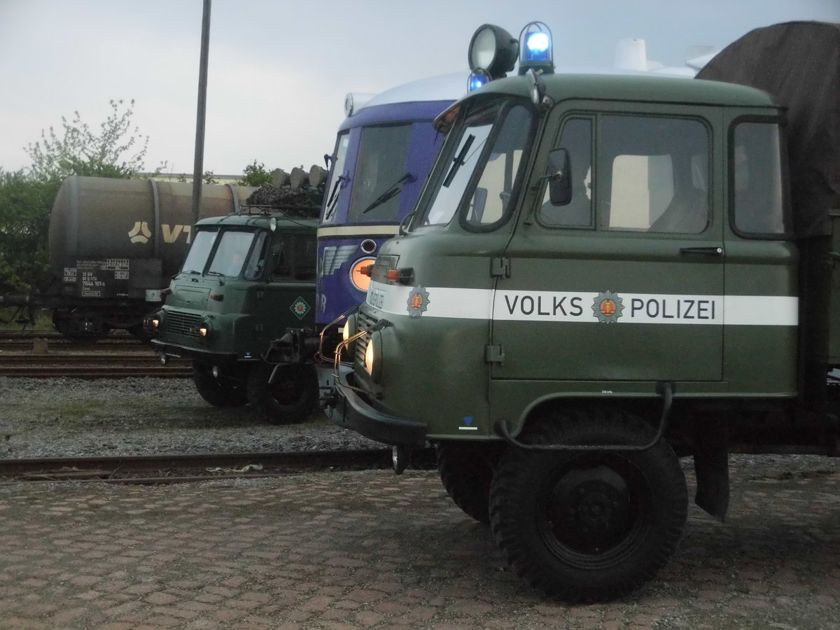 Hohe Sicherheit f�r den SVT 137 234 vom Genossen Staatsratsvorsitzenden Walter Ulbricht in Egeln am 6.5.17