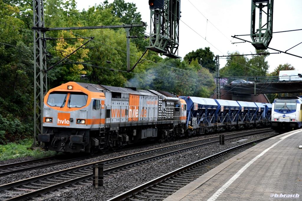 HVLE 330.1 ist mit einen ganzzug durch hh-harburg gefahren,15.09.18