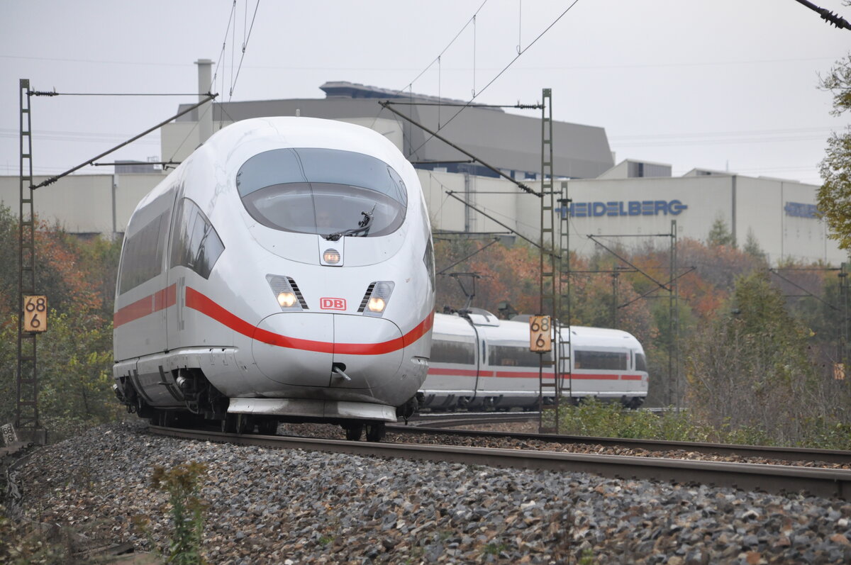 ICE 3 in Amstetten am 19.10.2009.