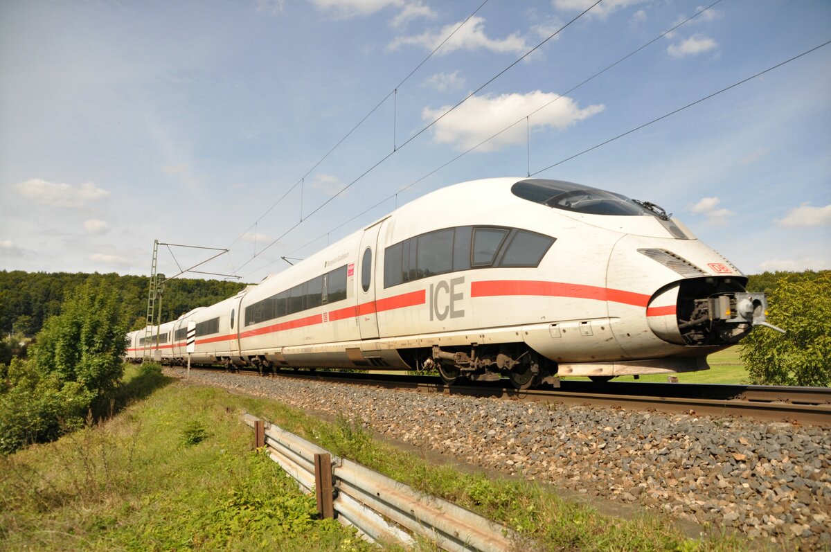ICE 3 Nr. 4611 bei Urspring am 20.09.2012.