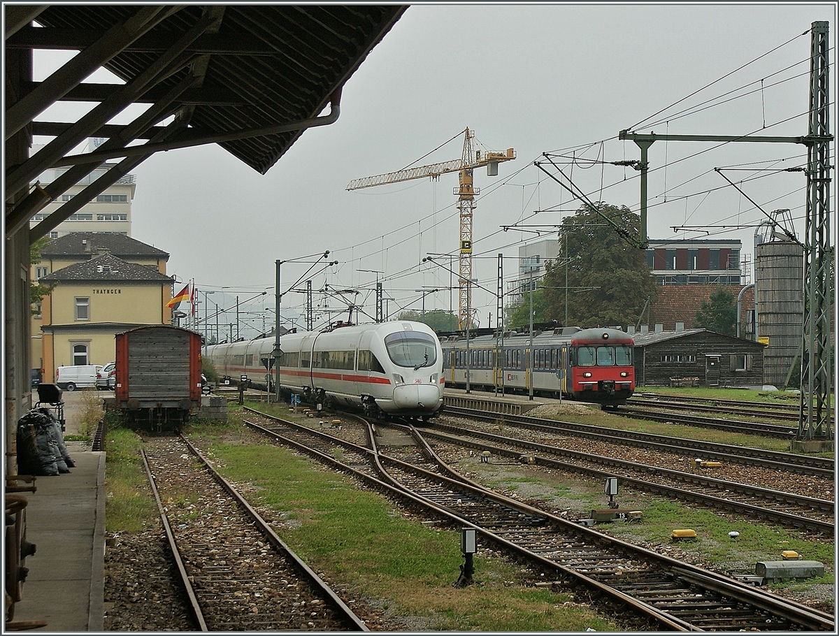 ICE-T und  Mirages  leider gibt es beides in Thayngen nicht mehr zu sehen.
18. Sept. 2008