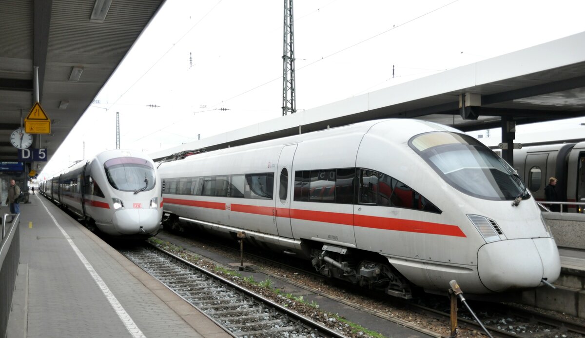 ICE T undIC E 4011 02-6 in Nürnberg am 04.04.2011.