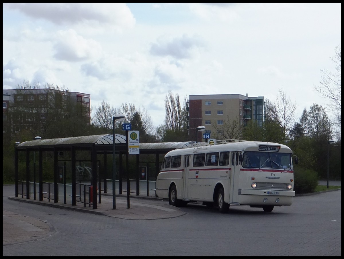 Ikarus 66 der Rostocker Stra�enbahn AG in Rostock.