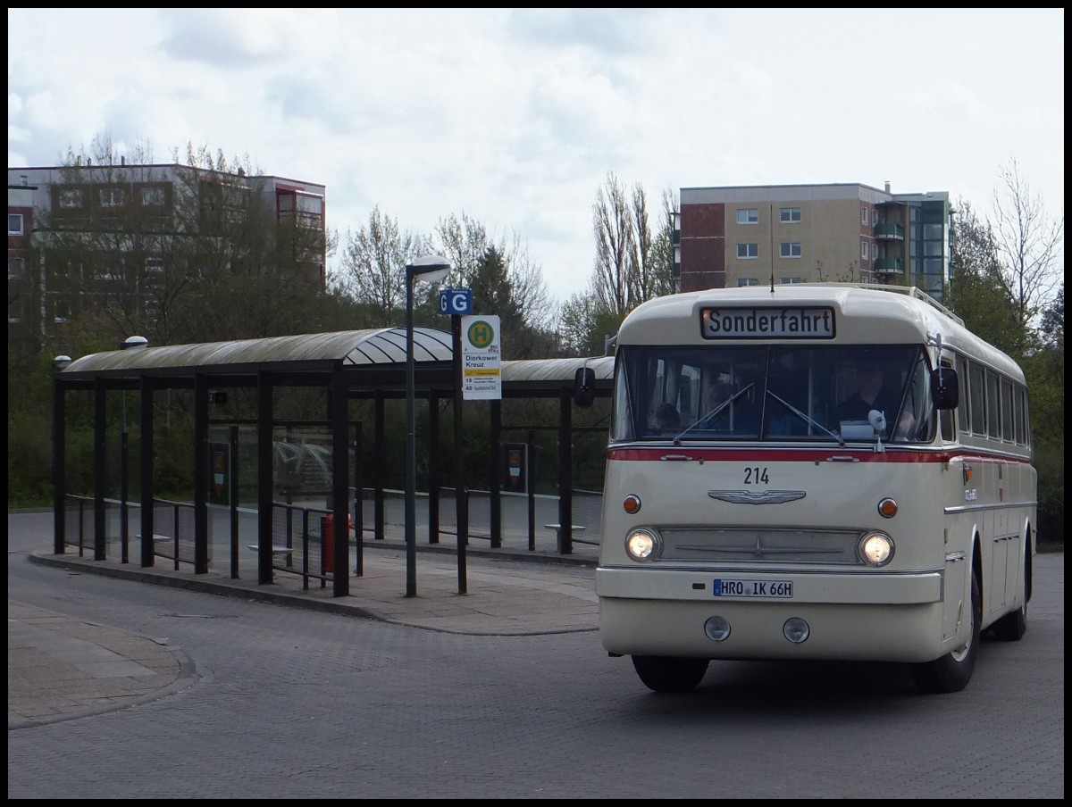 Ikarus 66 der Rostocker Stra�enbahn AG in Rostock.
