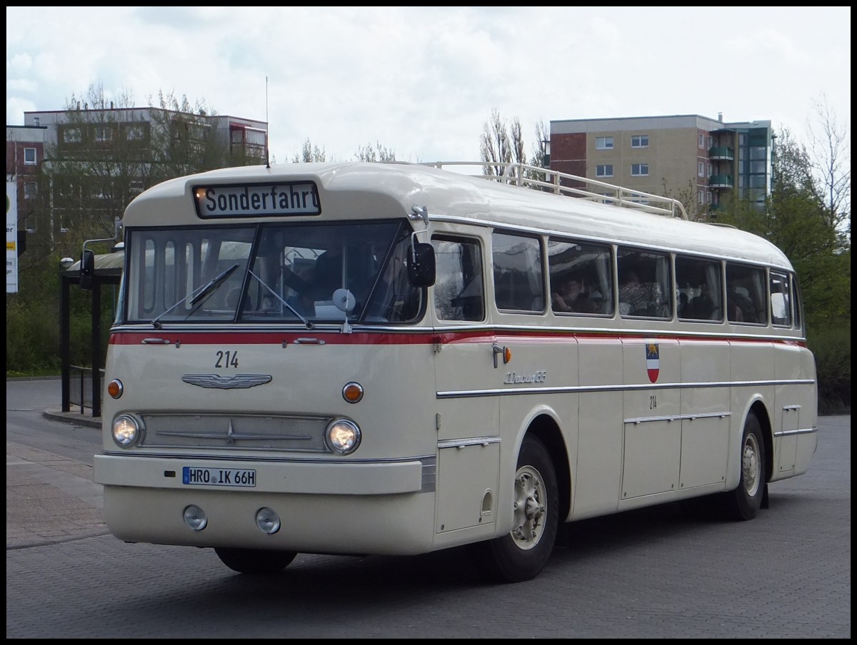 Ikarus 66 der Rostocker Stra�enbahn AG in Rostock.