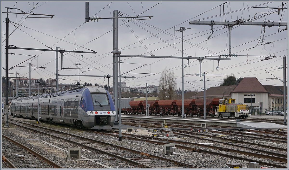 In Annecy wartet der SNCF 82711 auf seinen n�chsten Einsatz.

13.02.2020