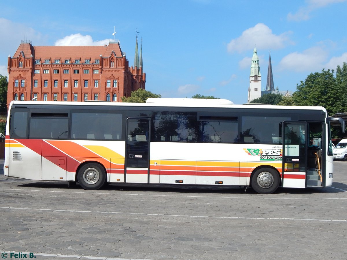 Irisbus Crossway von PKS Gorz�w Wlkp aus Polen in Stettin.
