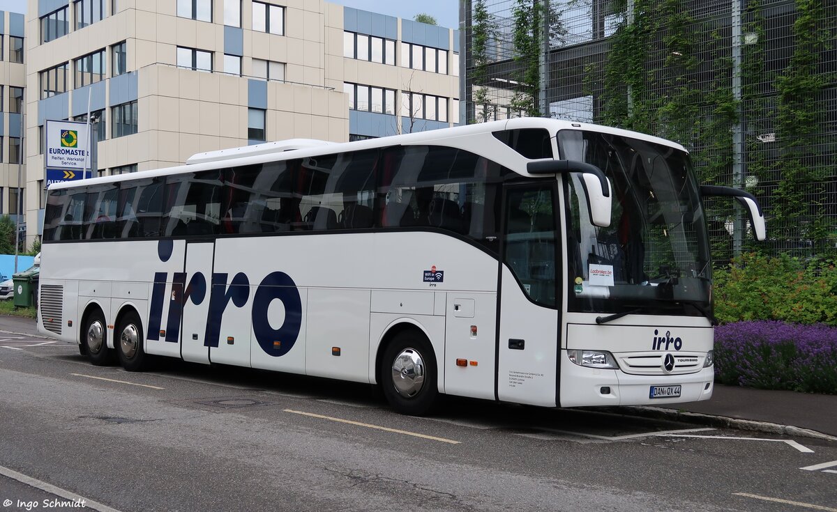 Irro Verkehrsservice aus Lüchow | DAN-QX 44 | Mercedes-Benz Tourismo II RHD L | 26.06.2024 in Stuttgart