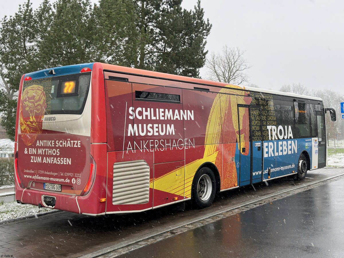Iveco Crossway der MVVG in Plau am See.