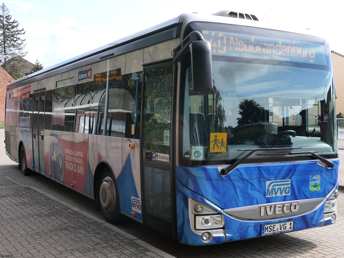 Iveco Crossway der MVVG in Strasburg.